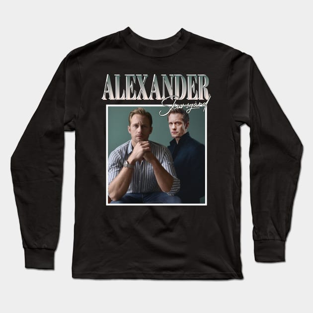 Alexander Skarsgard Long Sleeve T-Shirt by TeesBySilvia